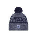 Tennessee Titans 2025 Sideline Cold Weather Gray Pom Knit Hat