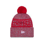 Tampa Bay Buccaneers 2025 Sideline Cold Weather Gray Pom Knit Hat
