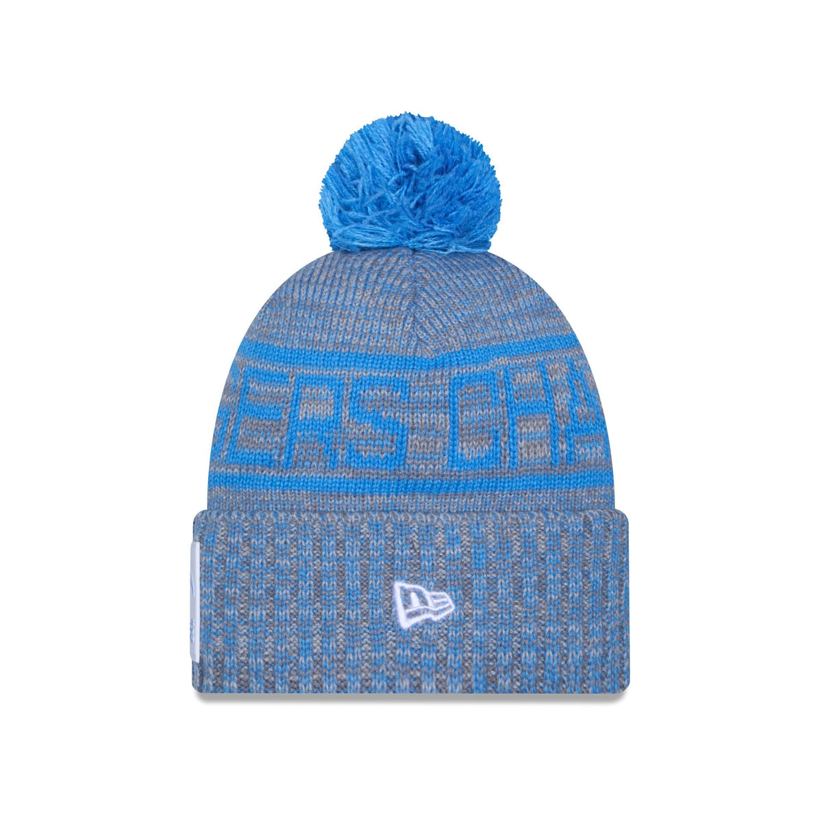 Los Angeles Chargers 2025 Sideline Cold Weather Gray Pom Knit Hat