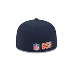 Chicago Bears 2025 Sideline Hot Weather 59FIFTY Fitted Hat