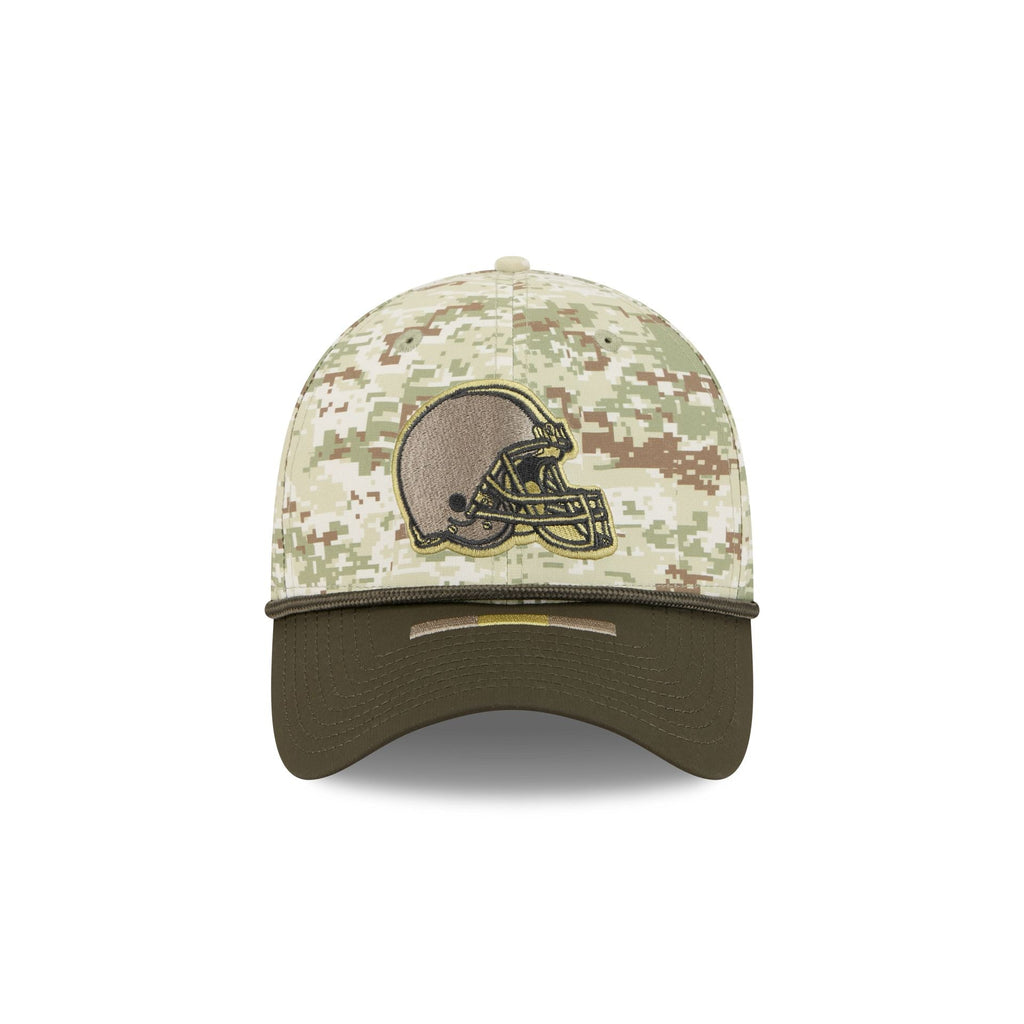 Cleveland Browns 2025 Salute to Service Digi Camo 39THIRTY Stretch Fit Hat