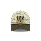 Cincinnati Bengals 2025 Salute to Service Digi Camo 39THIRTY Stretch Fit Hat
