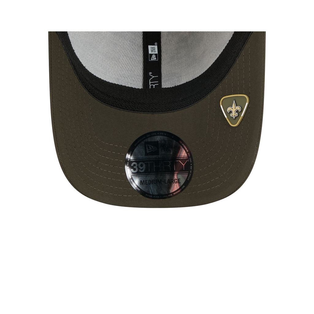 New Orleans Saints 2025 Salute to Service Digi Camo 39THIRTY Stretch Fit Hat