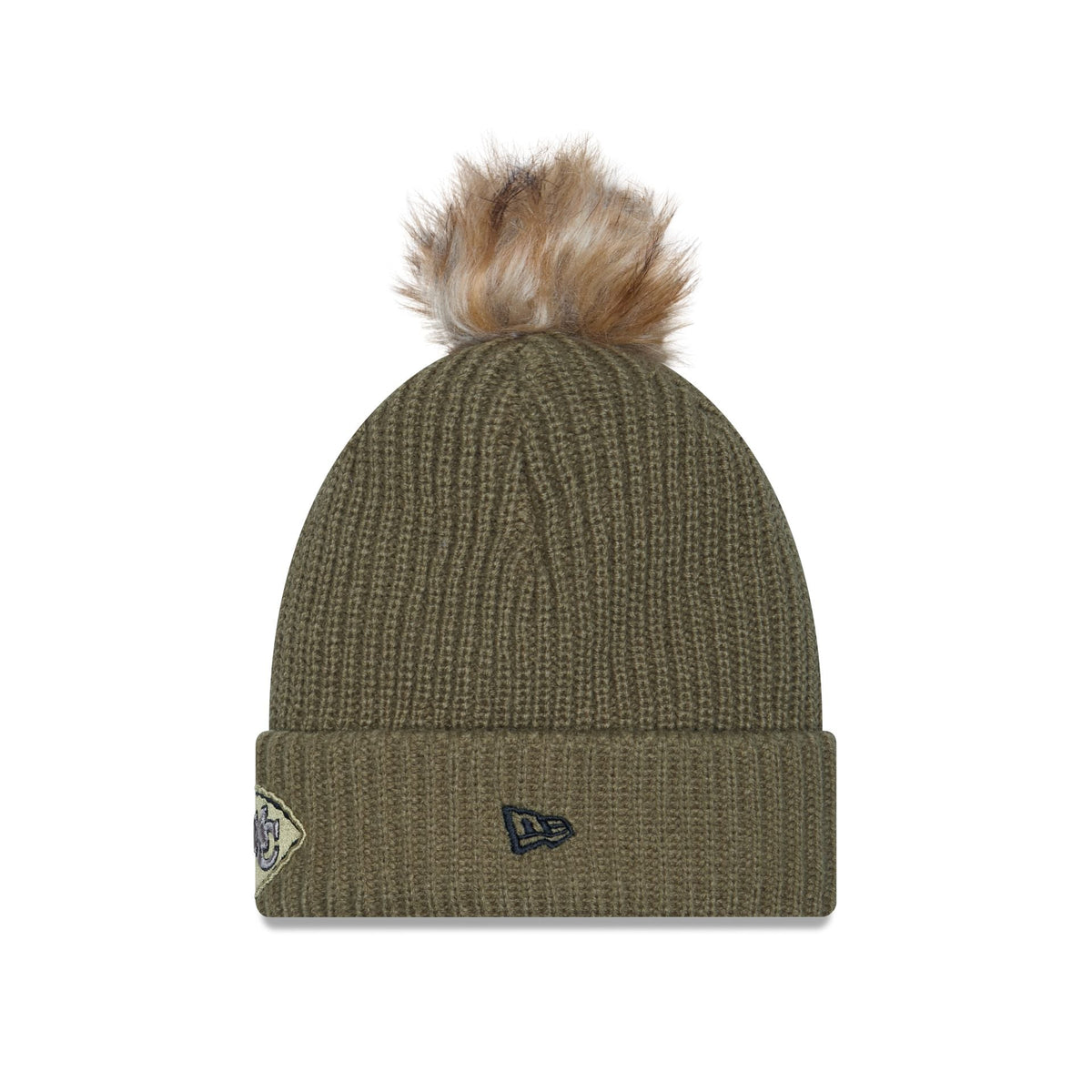 Kansas City Chiefs 2025 Salute to Service Women's Pom Knit Hat