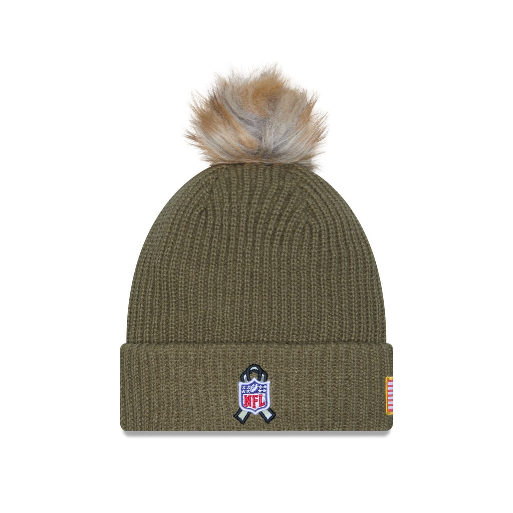 Kansas City Chiefs 2025 Salute to Service Women's Pom Knit Hat