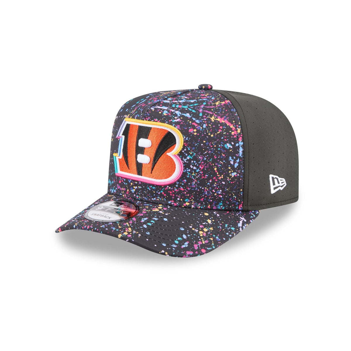 Cincinnati Bengals 2025 Crucial Catch 9FIFTY A-Frame Snapback Hat