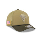 Atlanta Falcons 2025 Salute to Service 9FORTY M-Crown A-Frame Trucker Hat