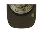 Baltimore Ravens 2025 Salute to Service 9FORTY M-Crown A-Frame Trucker Hat
