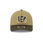 Cincinnati Bengals 2025 Salute to Service 9FORTY M-Crown A-Frame Trucker Hat