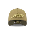 New York Jets 2025 Salute to Service 9FORTY M-Crown A-Frame Trucker Hat