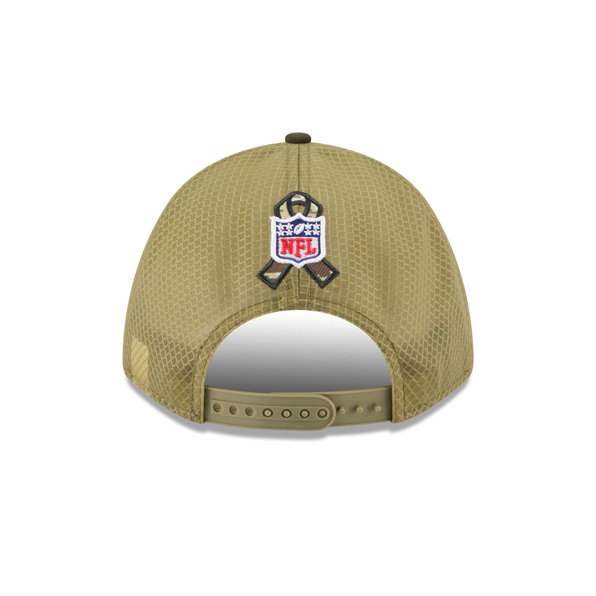 Jacksonville Jaguars 2025 Salute to Service 9FORTY M-Crown A-Frame Trucker Hat
