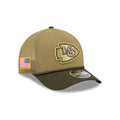 Kansas City Chiefs 2025 Salute to Service 9FORTY M-Crown A-Frame Trucker Hat
