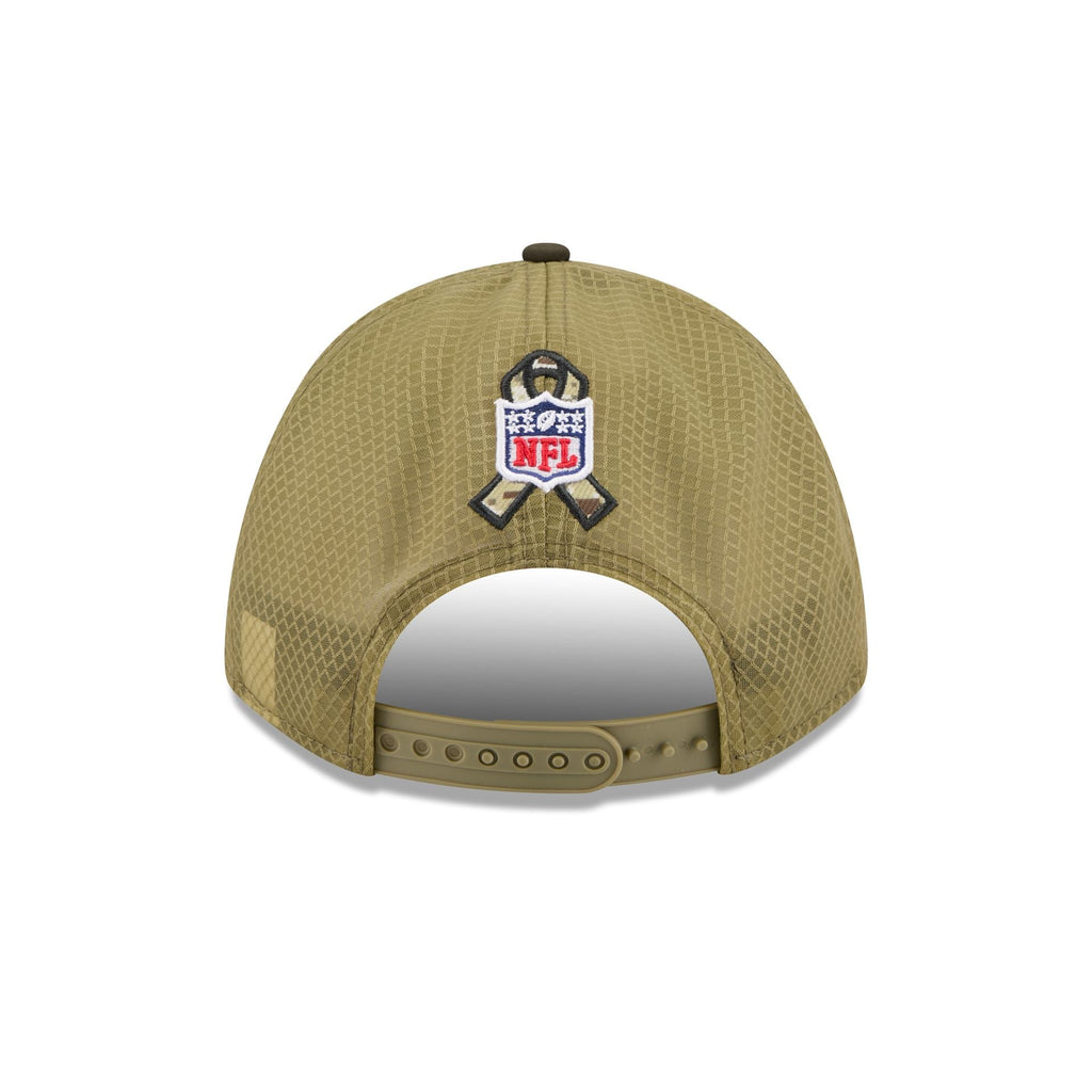 Kansas City Chiefs 2025 Salute to Service 9FORTY M-Crown A-Frame Trucker Hat