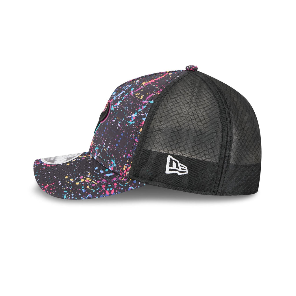 Houston Texans 2025 Crucial Catch 9FORTY M-Crown A-Frame Trucker Hat