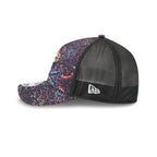 Las Vegas Raiders 2025 Crucial Catch 9FORTY M-Crown A-Frame Trucker Hat