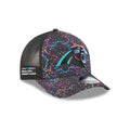 Carolina Panthers 2025 Crucial Catch 9FORTY M-Crown A-Frame Trucker Hat