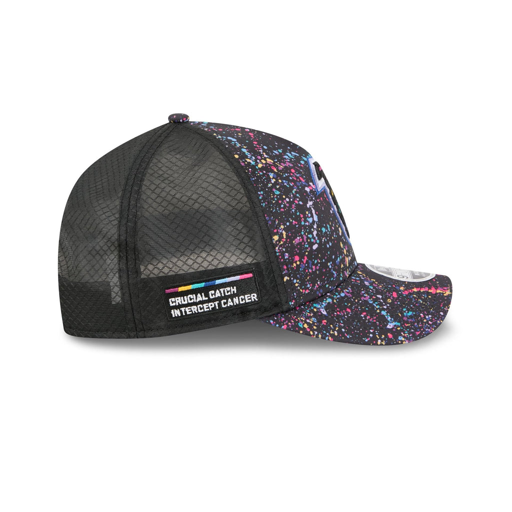 Atlanta Falcons 2025 Crucial Catch 9FORTY M-Crown A-Frame Trucker Hat