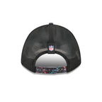Baltimore Ravens 2025 Crucial Catch 9FORTY M-Crown A-Frame Trucker Hat