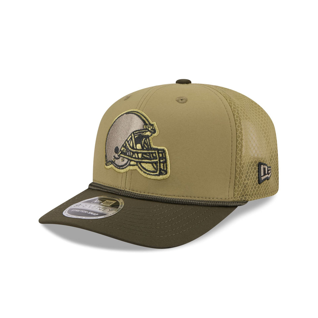 Cleveland Browns 2025 Salute to Service 9SEVENTY Trucker Hat