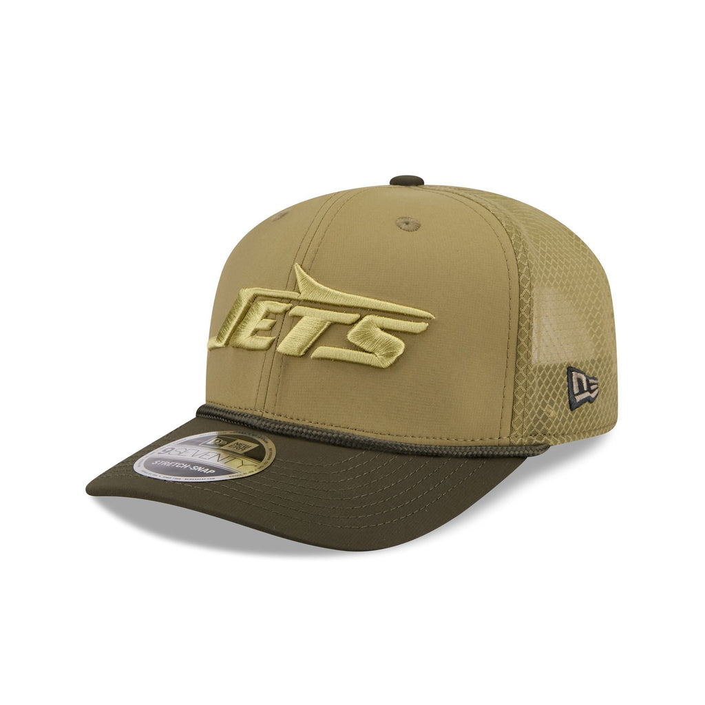 New York Jets 2025 Salute to Service 9SEVENTY Trucker Hat