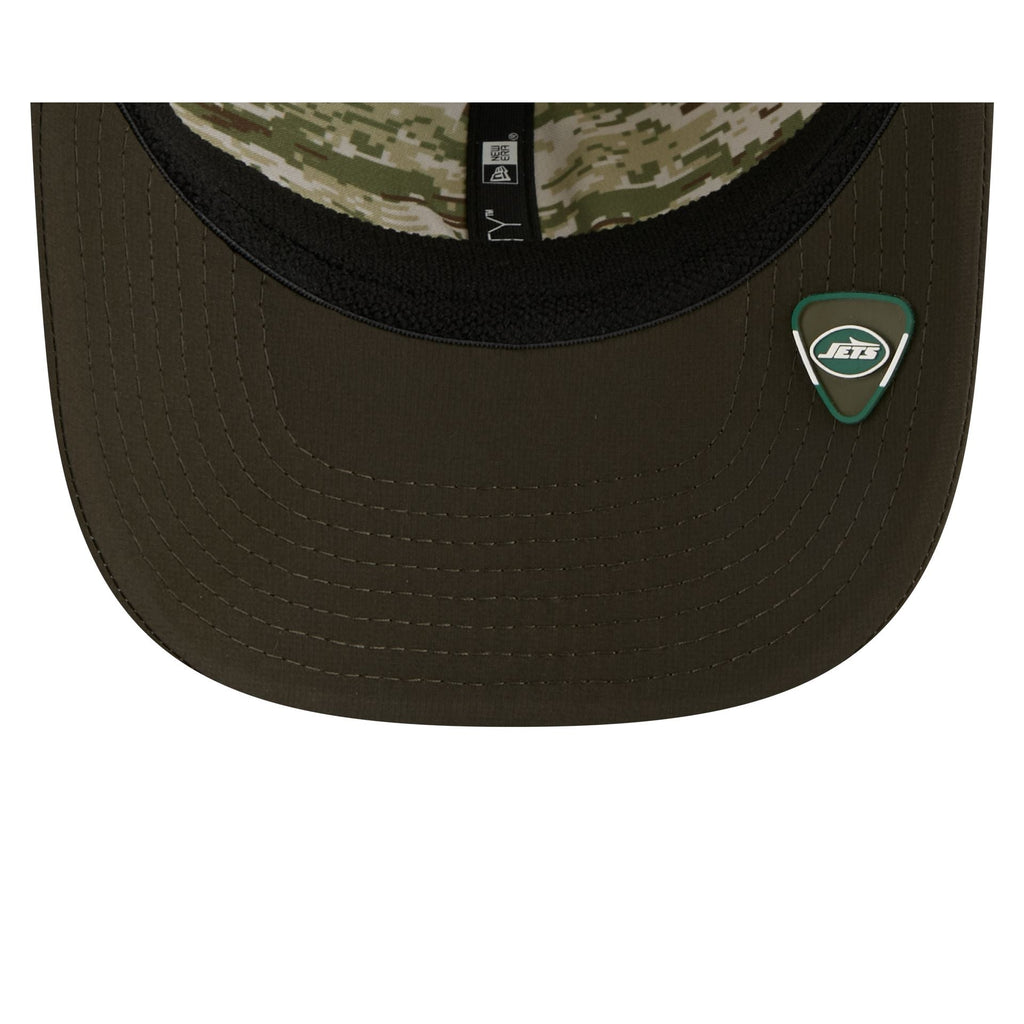 New York Jets 2025 Salute to Service 9SEVENTY Trucker Hat