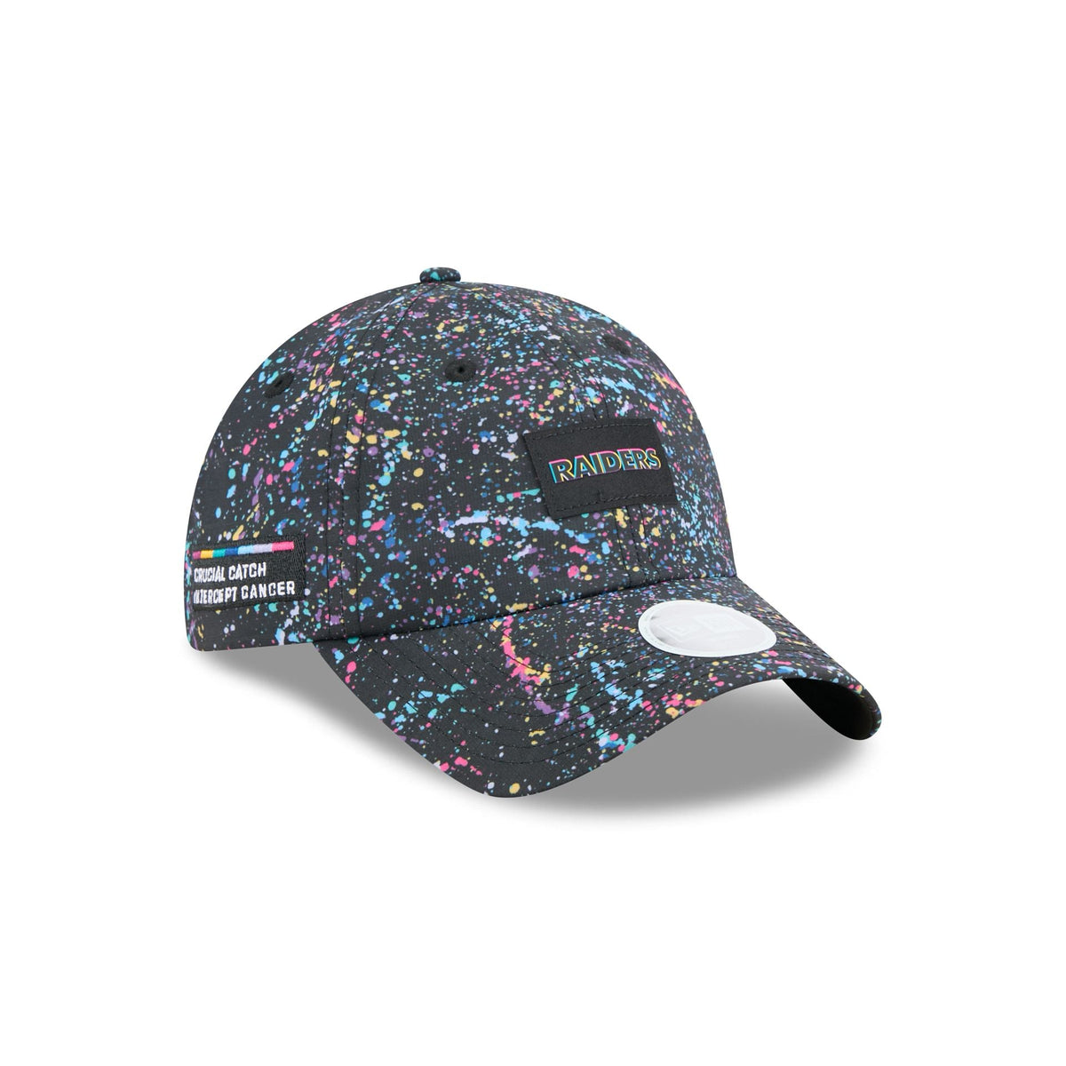 Las Vegas Raiders 2025 Crucial Catch Women's Open Back Ponytail Cap Hat