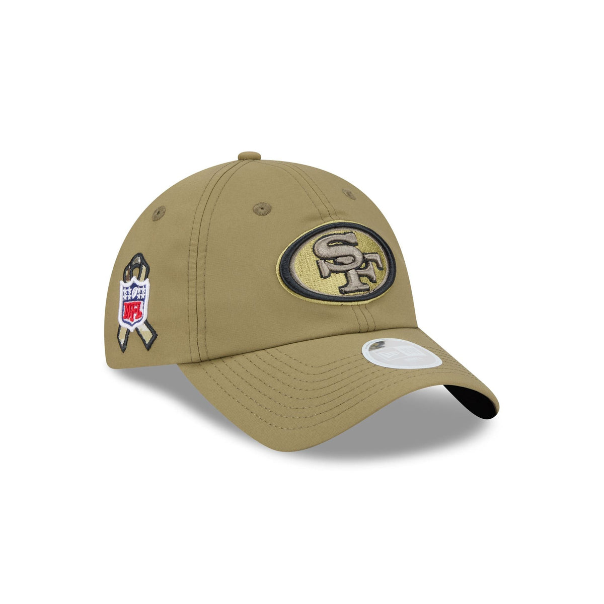 San Francisco 49ers 2025 Salute to Service Women's Open Back Ponytail Hat