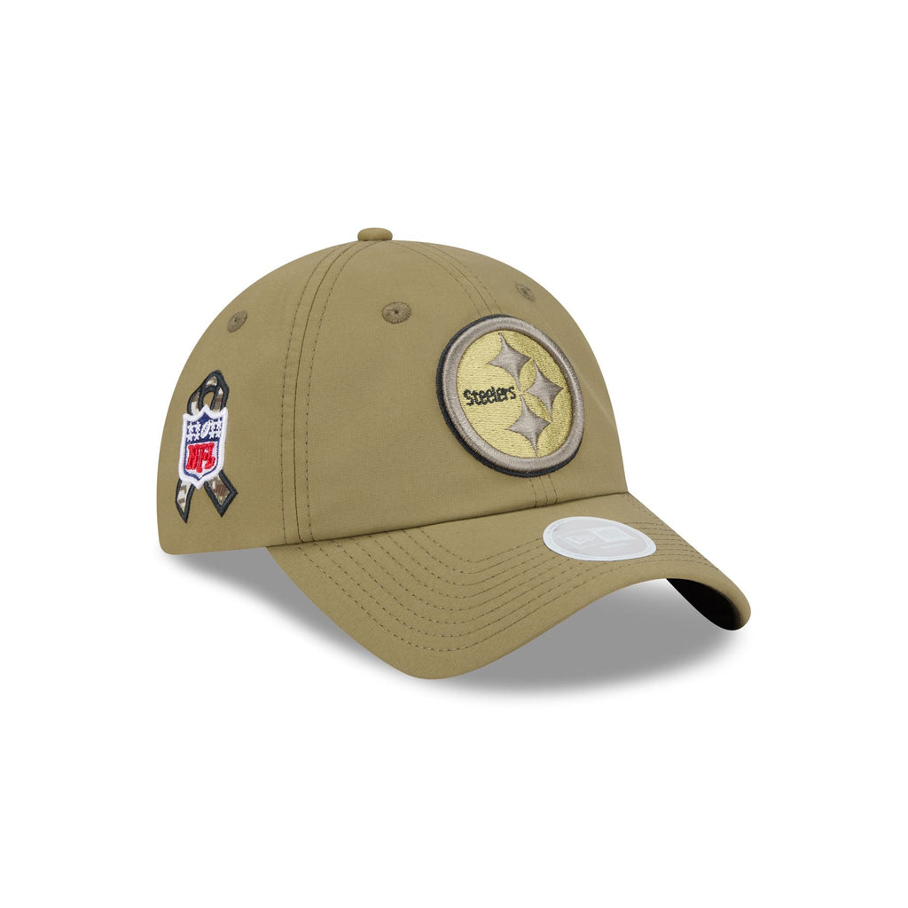 Pittsburgh Steelers 2025 Salute to Service Women's Open Back Ponytail Hat