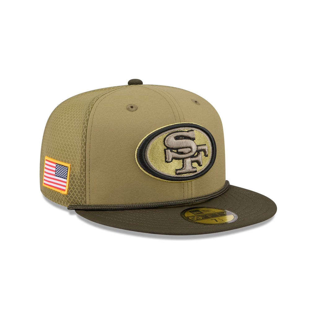 San Francisco 49ers 2025 Salute to Service 59FIFTY Fitted Hat