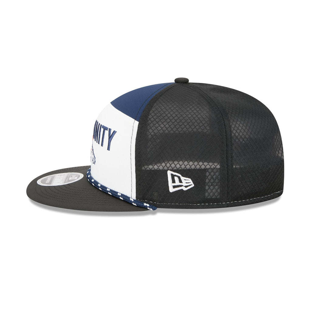 Denver Broncos 2025 Inspire Change Split Panel 9FIFTY Snapback Hat