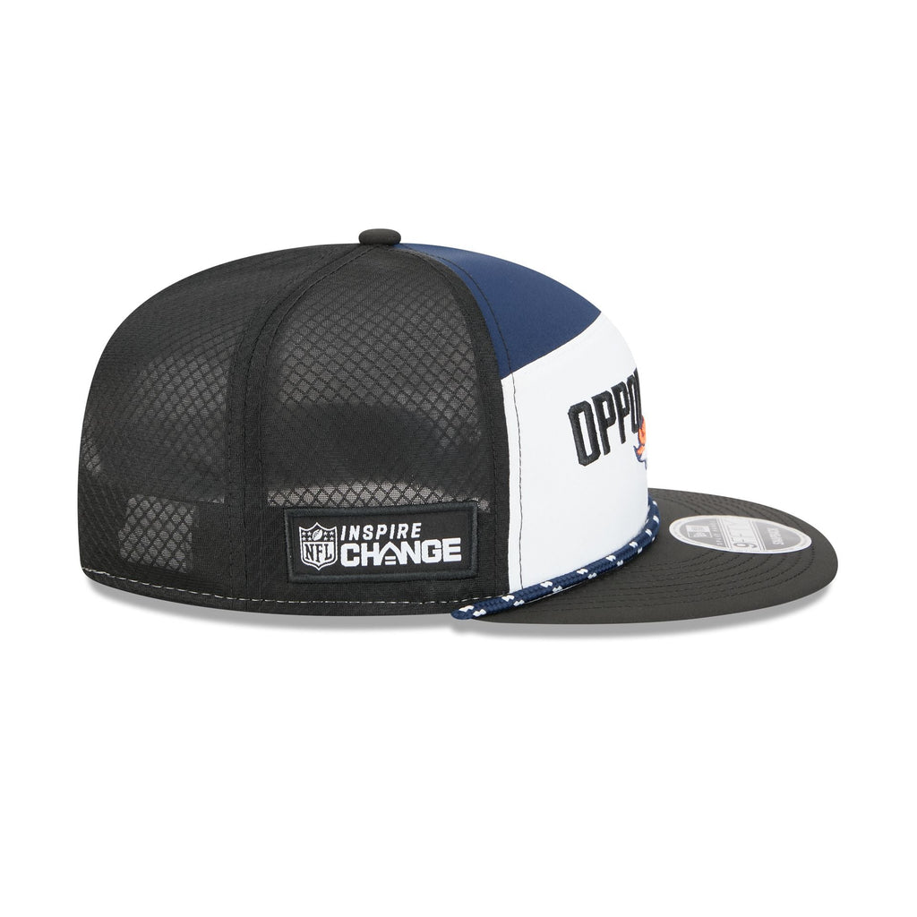 Denver Broncos 2025 Inspire Change Split Panel 9FIFTY Snapback Hat