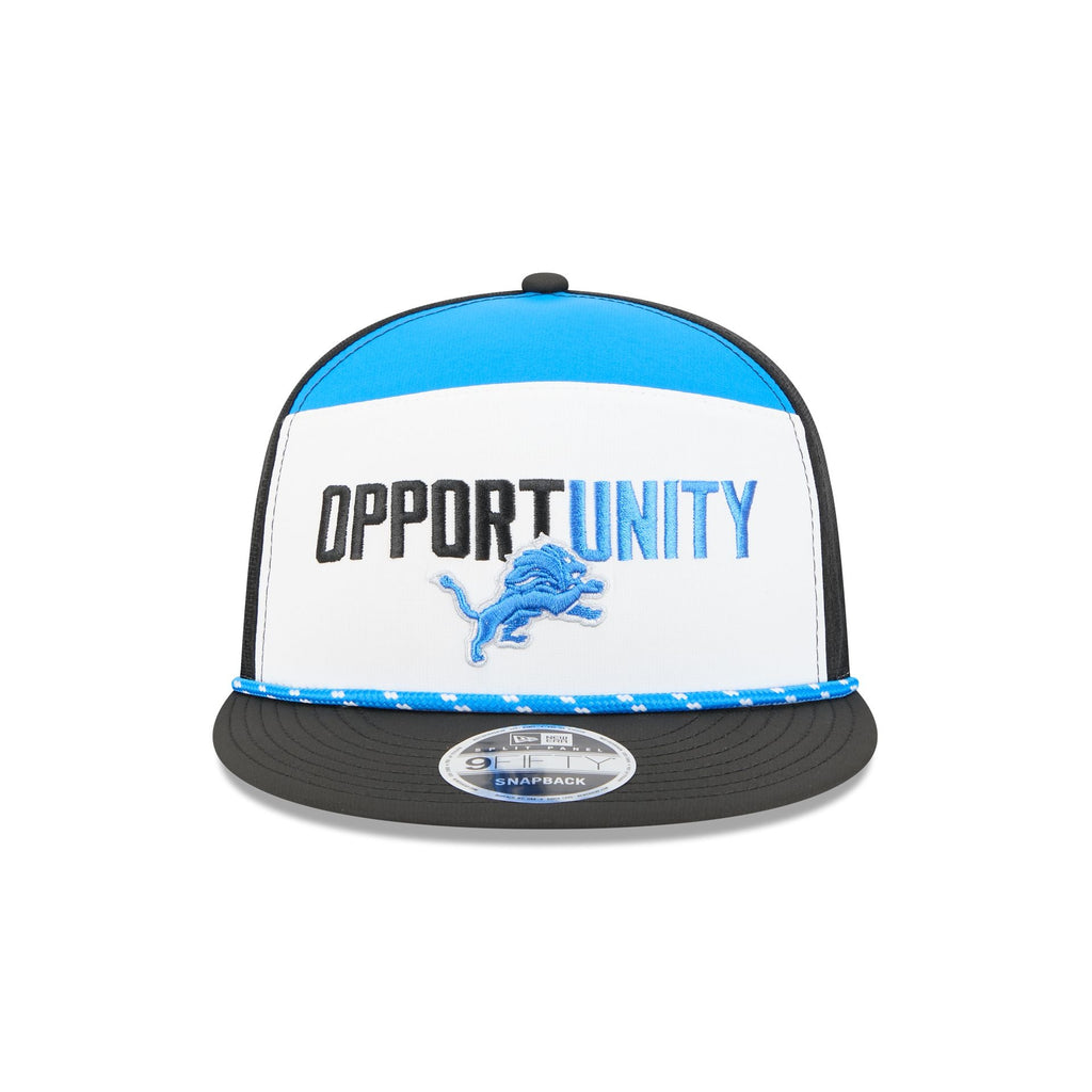 Detroit Lions 2025 Inspire Change Split Panel 9FIFTY Snapback Hat