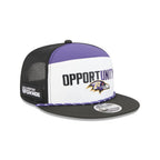 Baltimore Ravens 2025 Inspire Change Split Panel 9FIFTY Snapback Hat