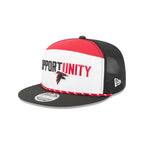 Atlanta Falcons 2025 Inspire Change Split Panel 9FIFTY Snapback Hat