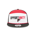 Atlanta Falcons 2025 Inspire Change Split Panel 9FIFTY Snapback Hat