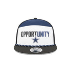 Dallas Cowboys 2025 Inspire Change Split Panel 9FIFTY Snapback Hat