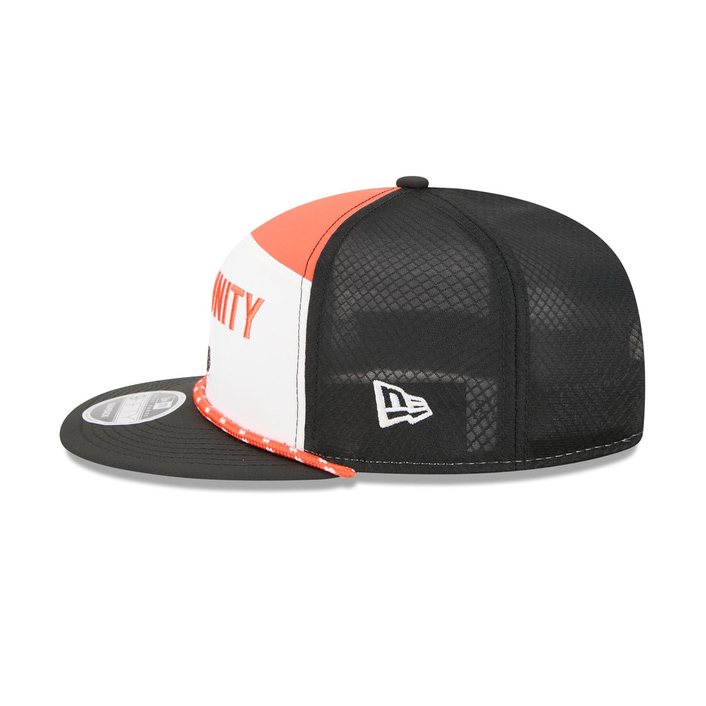 Cleveland Browns 2025 Inspire Change Split Panel 9FIFTY Snapback Hat