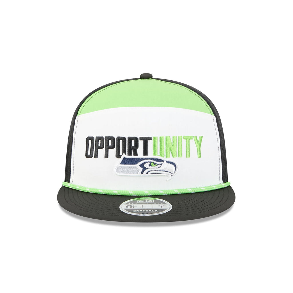 Seattle Seahawks 2025 Inspire Change Split Panel 9FIFTY Snapback Hat