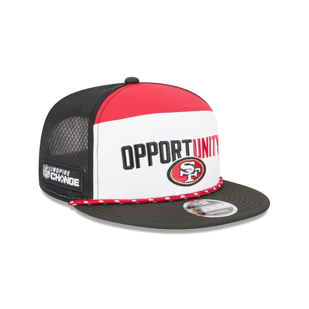San Francisco 49ers 2025 Inspire Change Split Panel 9FIFTY Snapback Hat