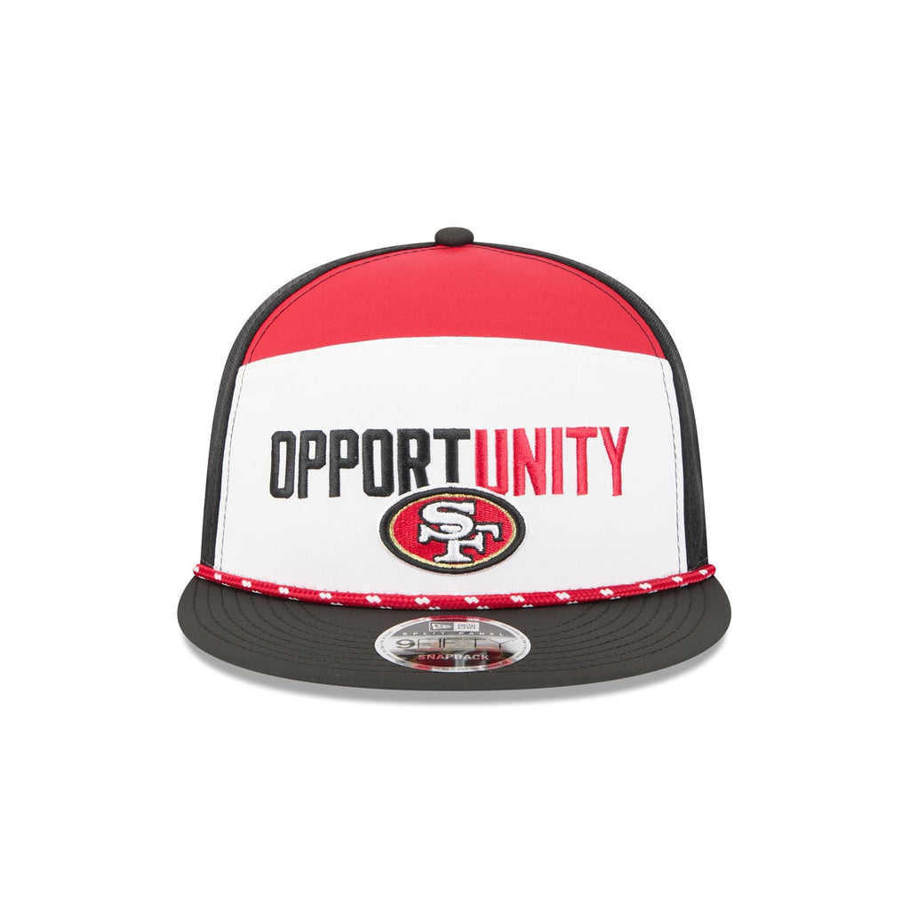 San Francisco 49ers 2025 Inspire Change Split Panel 9FIFTY Snapback Hat