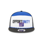 New York Giants 2025 Inspire Change Split Panel 9FIFTY Snapback Hat