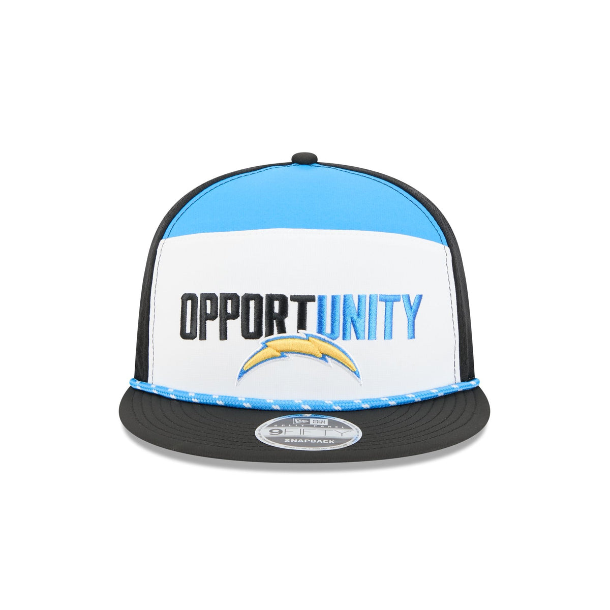 Los Angeles Chargers 2025 Inspire Change Split Panel 9FIFTY Snapback Hat