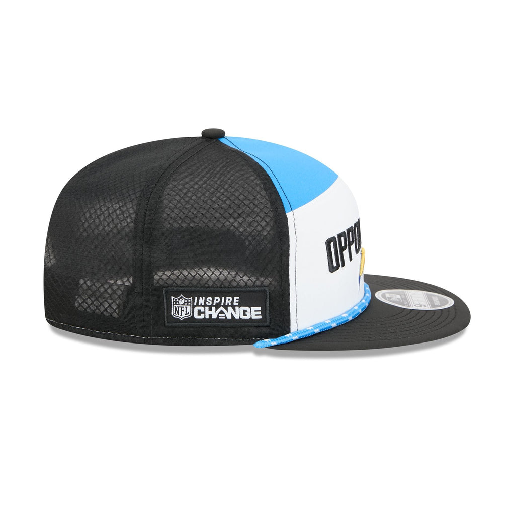 Los Angeles Chargers 2025 Inspire Change Split Panel 9FIFTY Snapback Hat