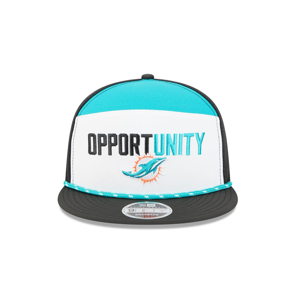 Miami Dolphins 2025 Inspire Change Split Panel 9FIFTY Snapback Hat