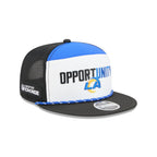 Los Angeles Rams 2025 Inspire Change Split Panel 9FIFTY Snapback Hat