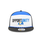 Los Angeles Rams 2025 Inspire Change Split Panel 9FIFTY Snapback Hat