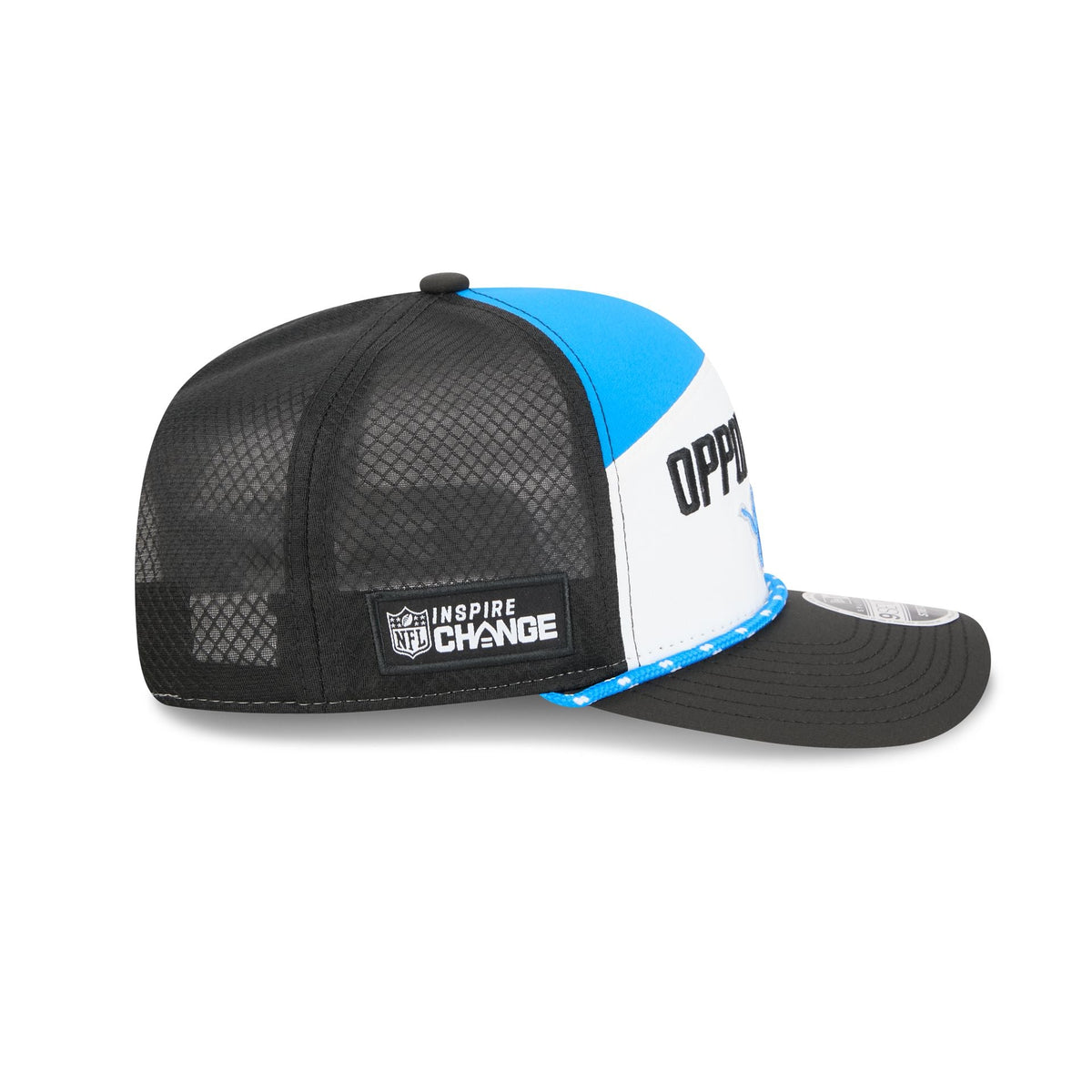 Detroit Lions 2025 Inspire Change Split Panel 9SEVENTY Trucker Hat
