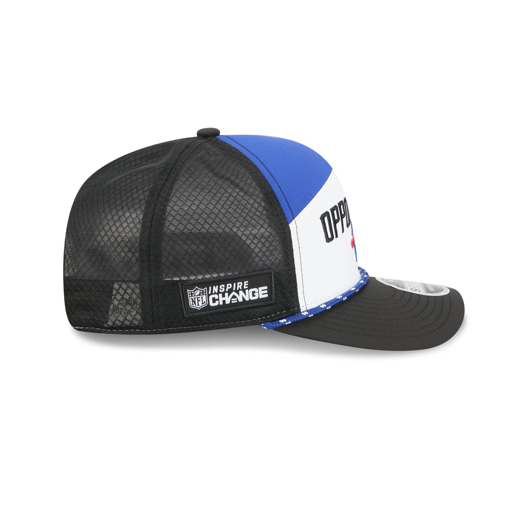Buffalo Bills 2025 Inspire Change Split Panel 9SEVENTY Trucker Hat