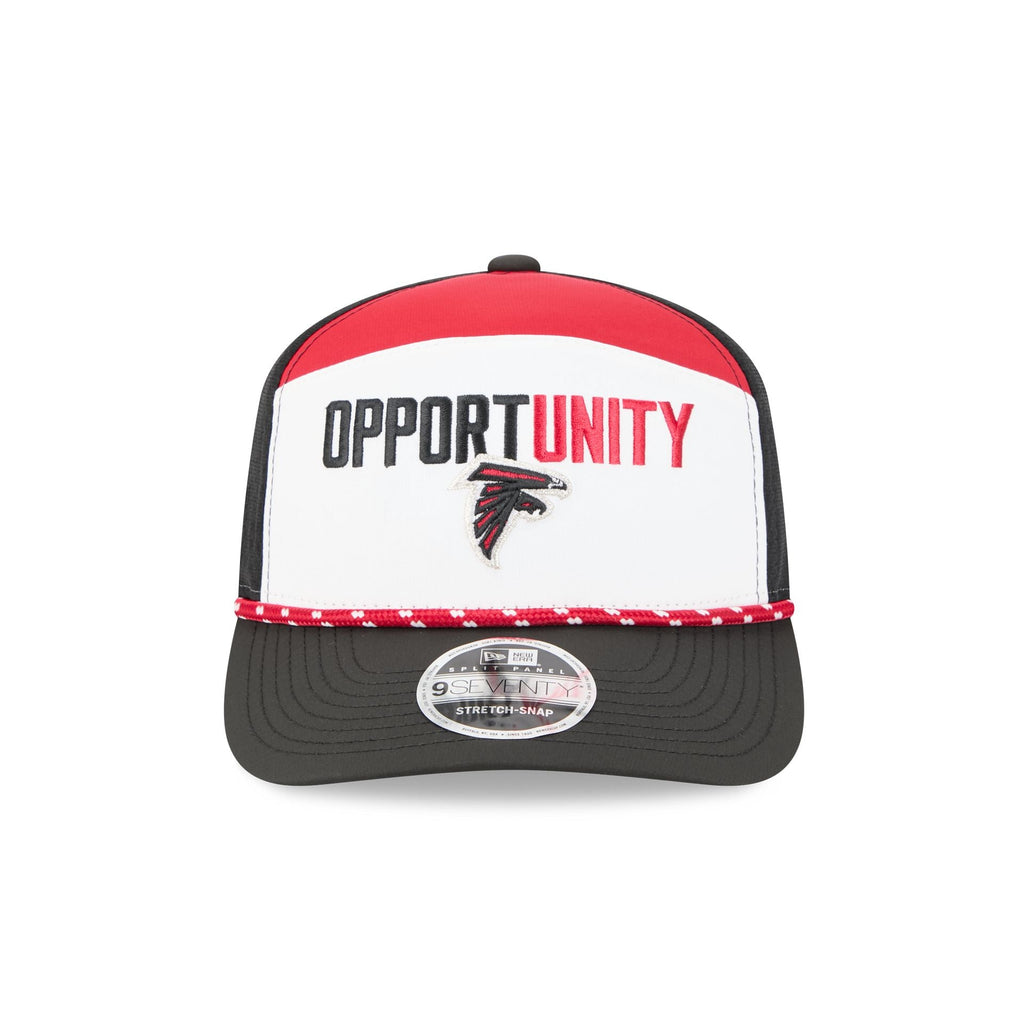 Atlanta Falcons 2025 Inspire Change Split Panel 9SEVENTY Trucker Hat