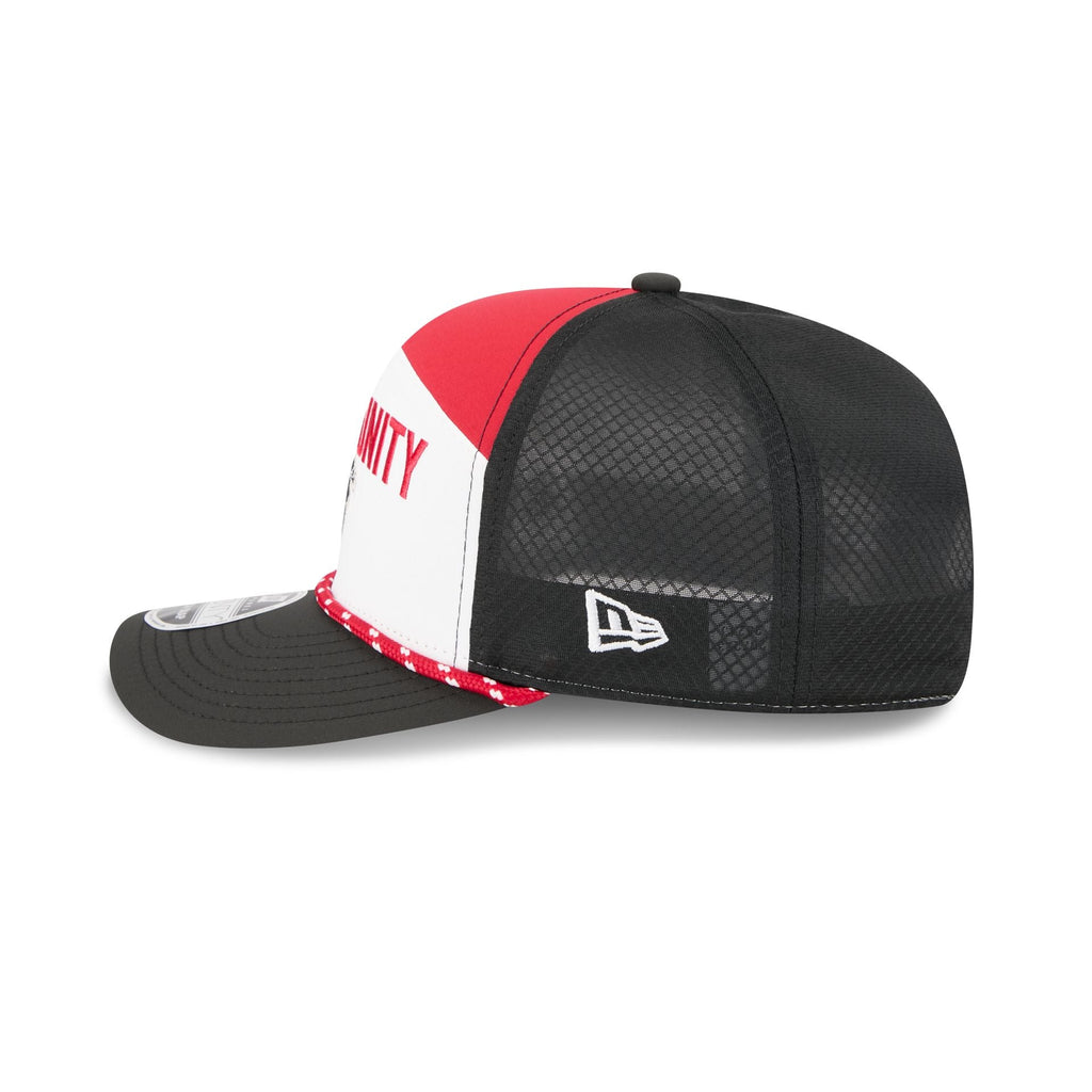 Atlanta Falcons 2025 Inspire Change Split Panel 9SEVENTY Trucker Hat